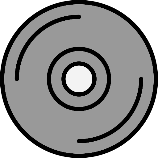 Dvd Generic Outline Color icon