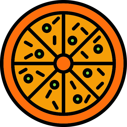 pizza Generic Outline Color icoon