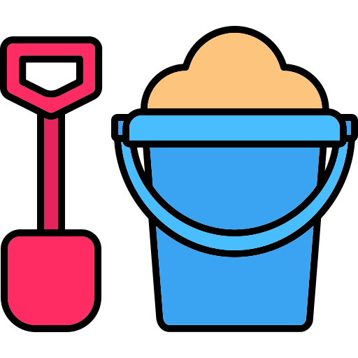 Bucket Generic Outline Color icon