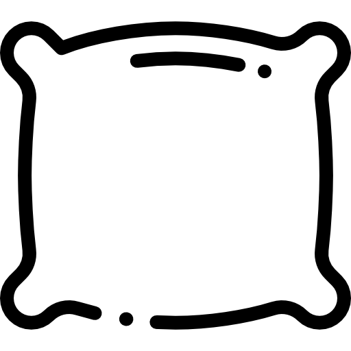 oreiller Detailed Rounded Lineal Icône