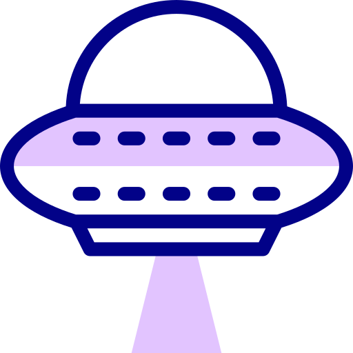 ufo Detailed Mixed Lineal color icon