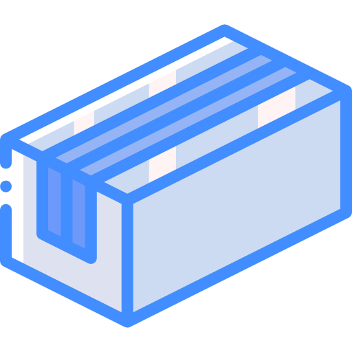 box Basic Miscellany Blue icon