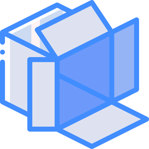 box Basic Miscellany Blue icon