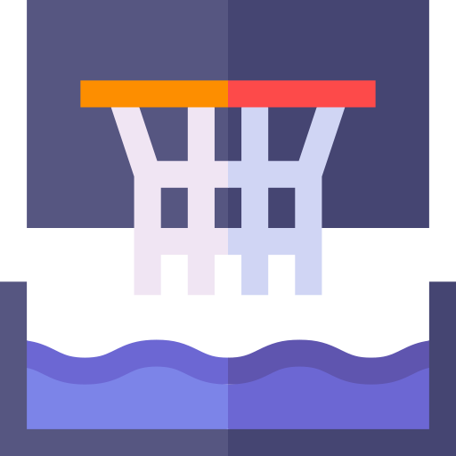 Water basketball Basic Straight Flat icon