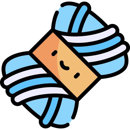 Knitting Kawaii Lineal color icon