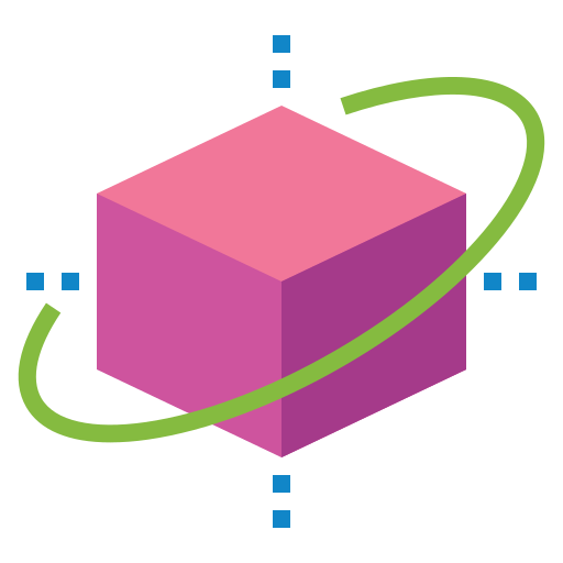 3d cube Nhor Phai Flat icon