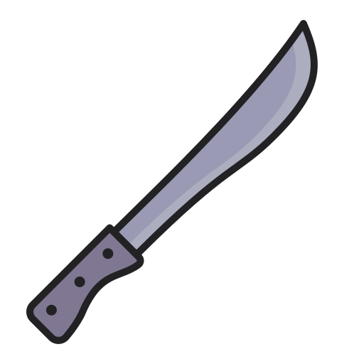 machete Generic Outline Color icon