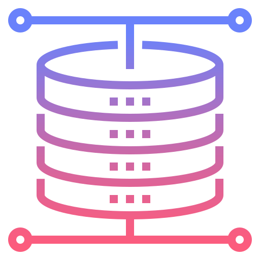 データベース Nhor Phai Lineal Gradient icon