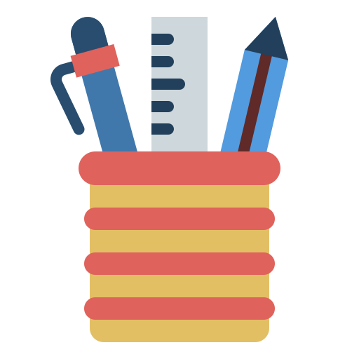 Pencil case Generic Flat icon