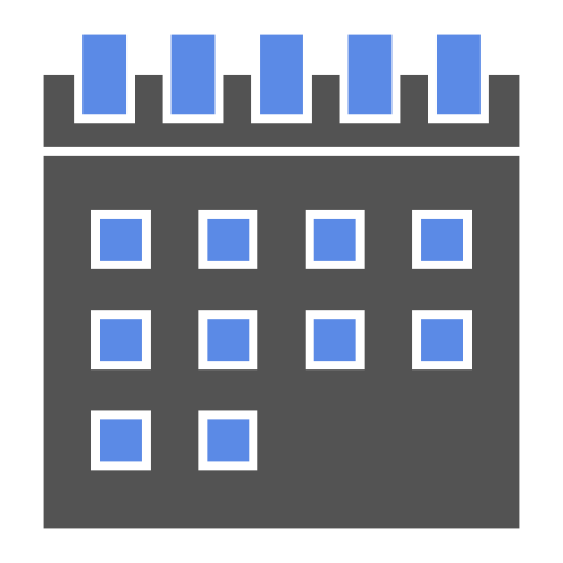 kalender Generic Blue icon