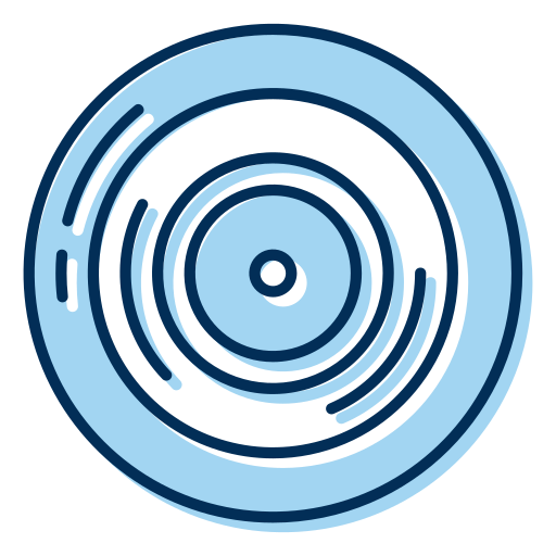 vinyl-scheibe Generic Blue icon