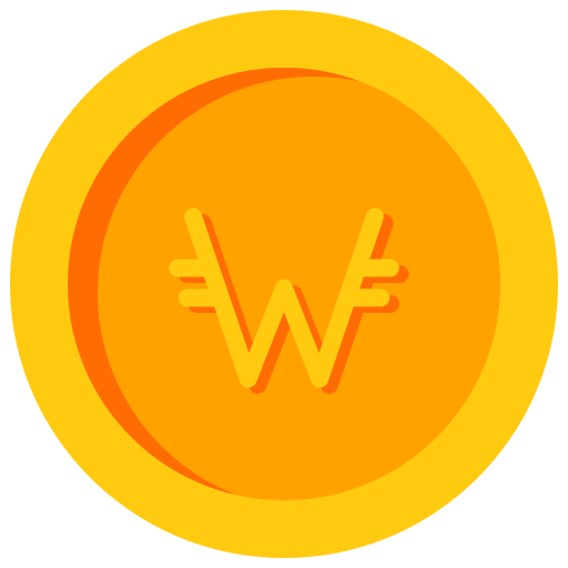 Won Generic Flat icon