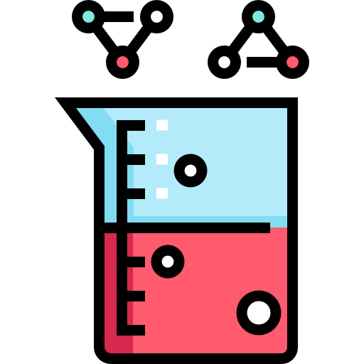 ビーカー Detailed Straight Lineal color icon