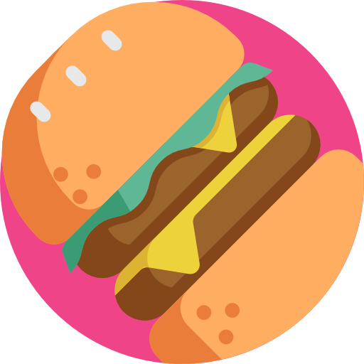 Burger Detailed Flat Circular Flat icon