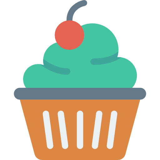 cupcake Dinosoft Flat icon