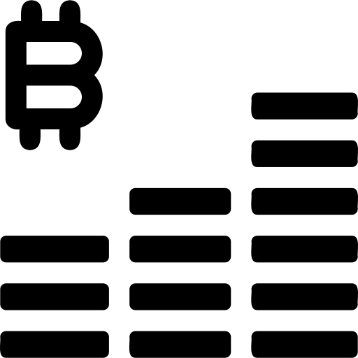 bitcoin Basic Rounded Filled icona