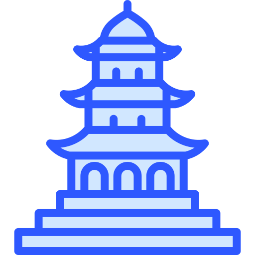 pagoda Generic Blue icona