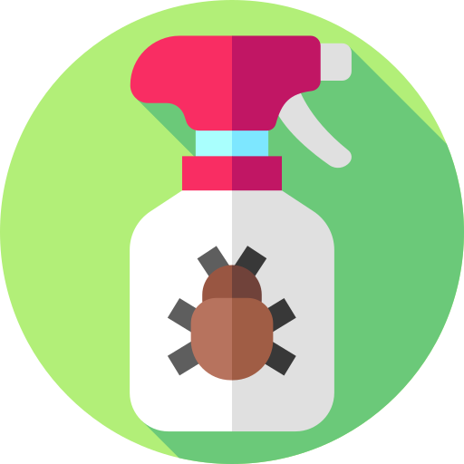 Spray bottle Flat Circular Flat icon