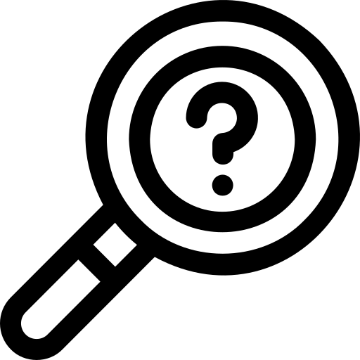 rechercher Basic Rounded Lineal Icône