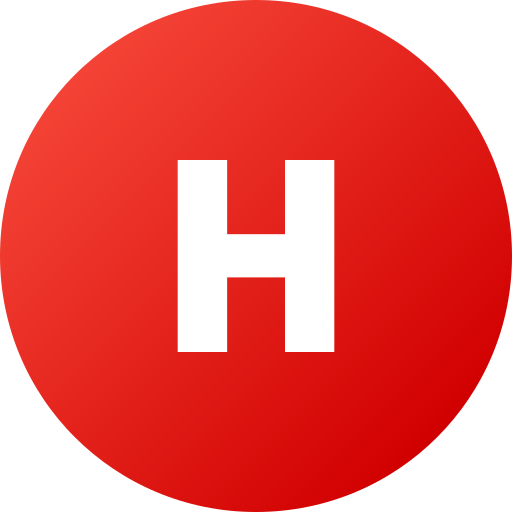 buchstabe h Generic Flat Gradient icon