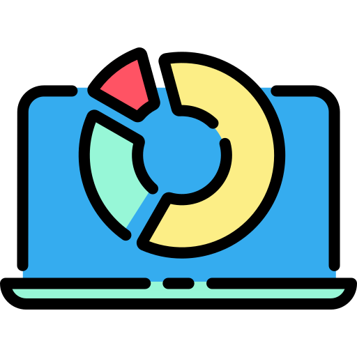 Graph Generic Outline Color icon