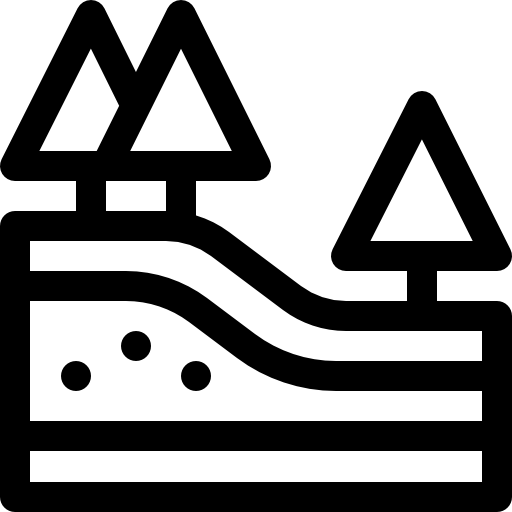 Geology Basic Rounded Lineal icon