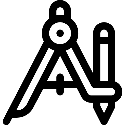 bussola Basic Rounded Lineal icona