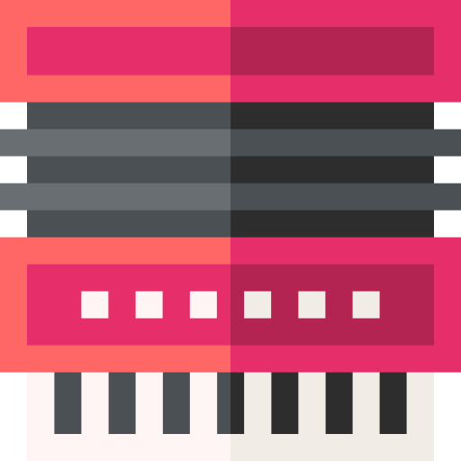 Accordion Basic Straight Flat icon