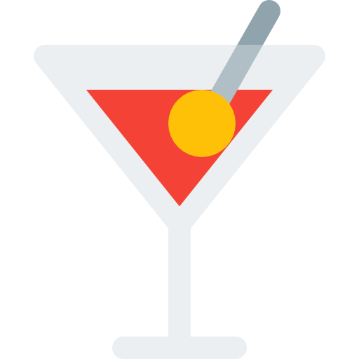 martini Pixel Perfect Flat icon