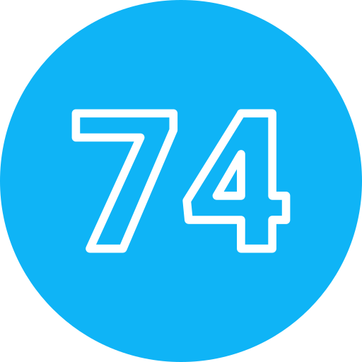 74 Generic Flat icon