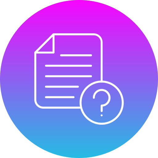 Question mark Generic Flat Gradient icon