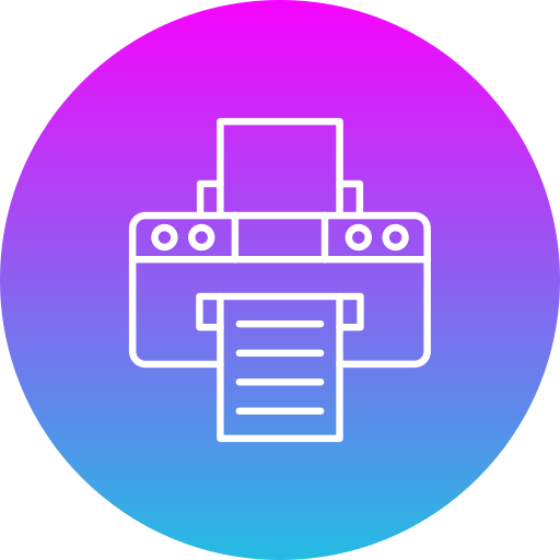 Printer Generic Flat Gradient icon