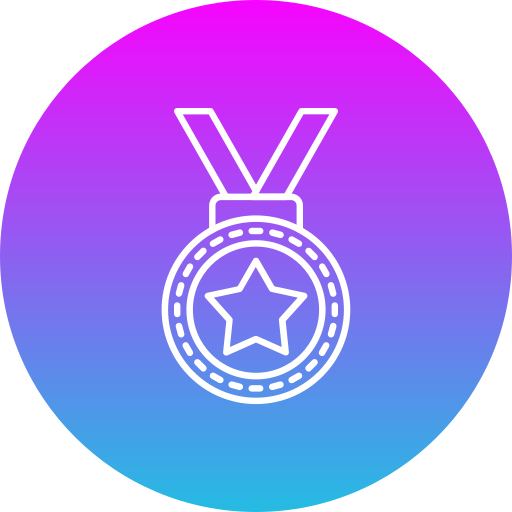 medal Generic Flat Gradient ikona