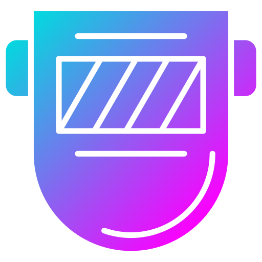 maska do spawania Generic Flat Gradient ikona