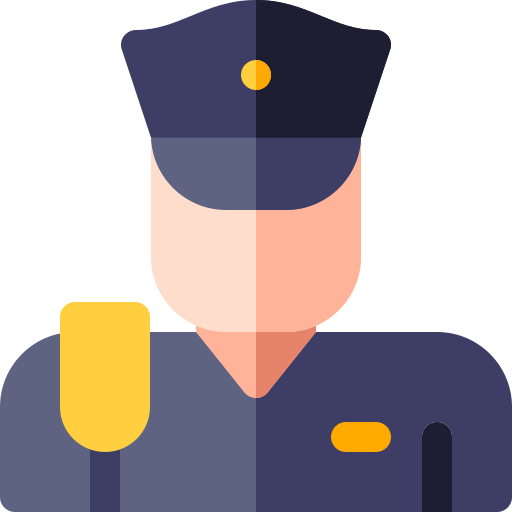 Police Basic Rounded Flat icon