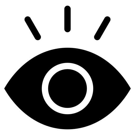 olho Generic Glyph Ícone