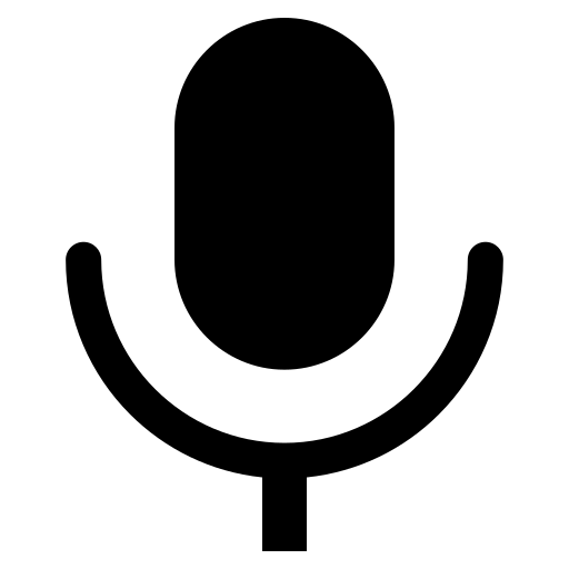 voz Generic Glyph Ícone