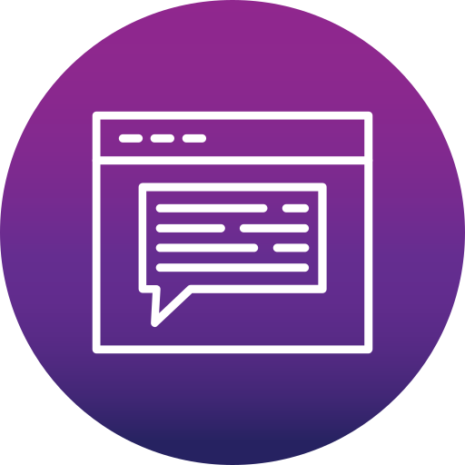 Message Generic Flat Gradient icon