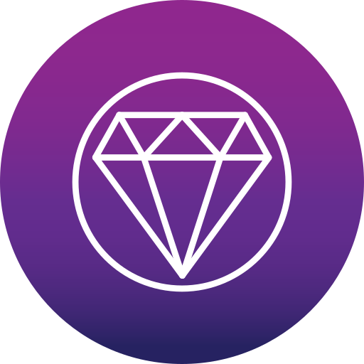 diamant Generic Flat Gradient icon