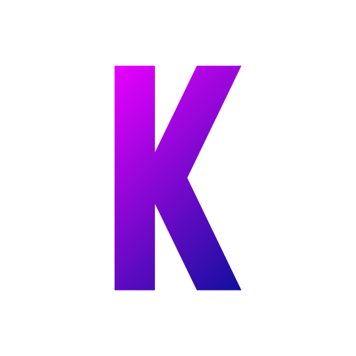 buchstabe k Generic Gradient icon