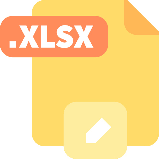 xlsx Vitaliy Gorbachev Flat icon