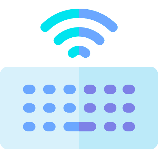 clavier Basic Rounded Flat Icône