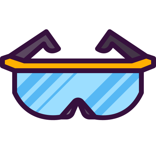 schutzbrille Generic Outline Color icon