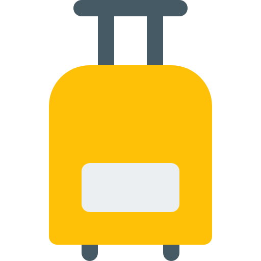 Suitcase Pixel Perfect Flat icon