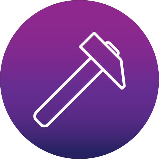 hammer Generic Flat Gradient icon