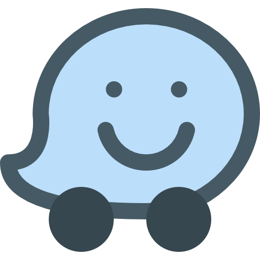 waze Pixel Perfect Flat ikona