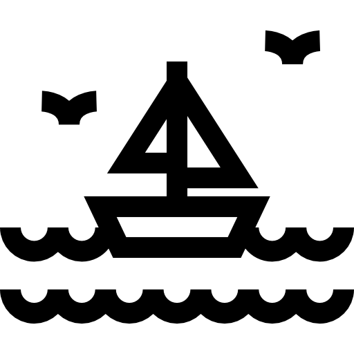 mer Basic Straight Lineal Icône