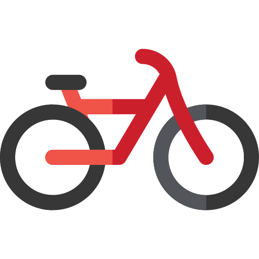 自転車 Basic Rounded Flat icon