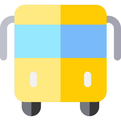 Bus Basic Rounded Flat icon