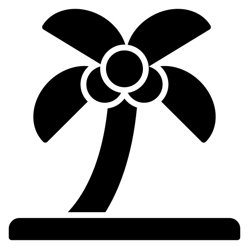 cocotier Generic Glyph Icône